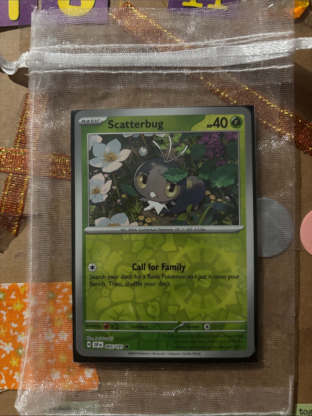 Scatterbug Trading Card - Green